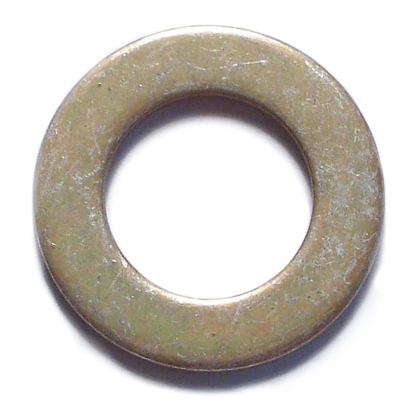 Midwest Fastener Flat Washer, For Screw Size 1/2" , Steel Zinc Yellow Finish, 10 PK 34188 - main